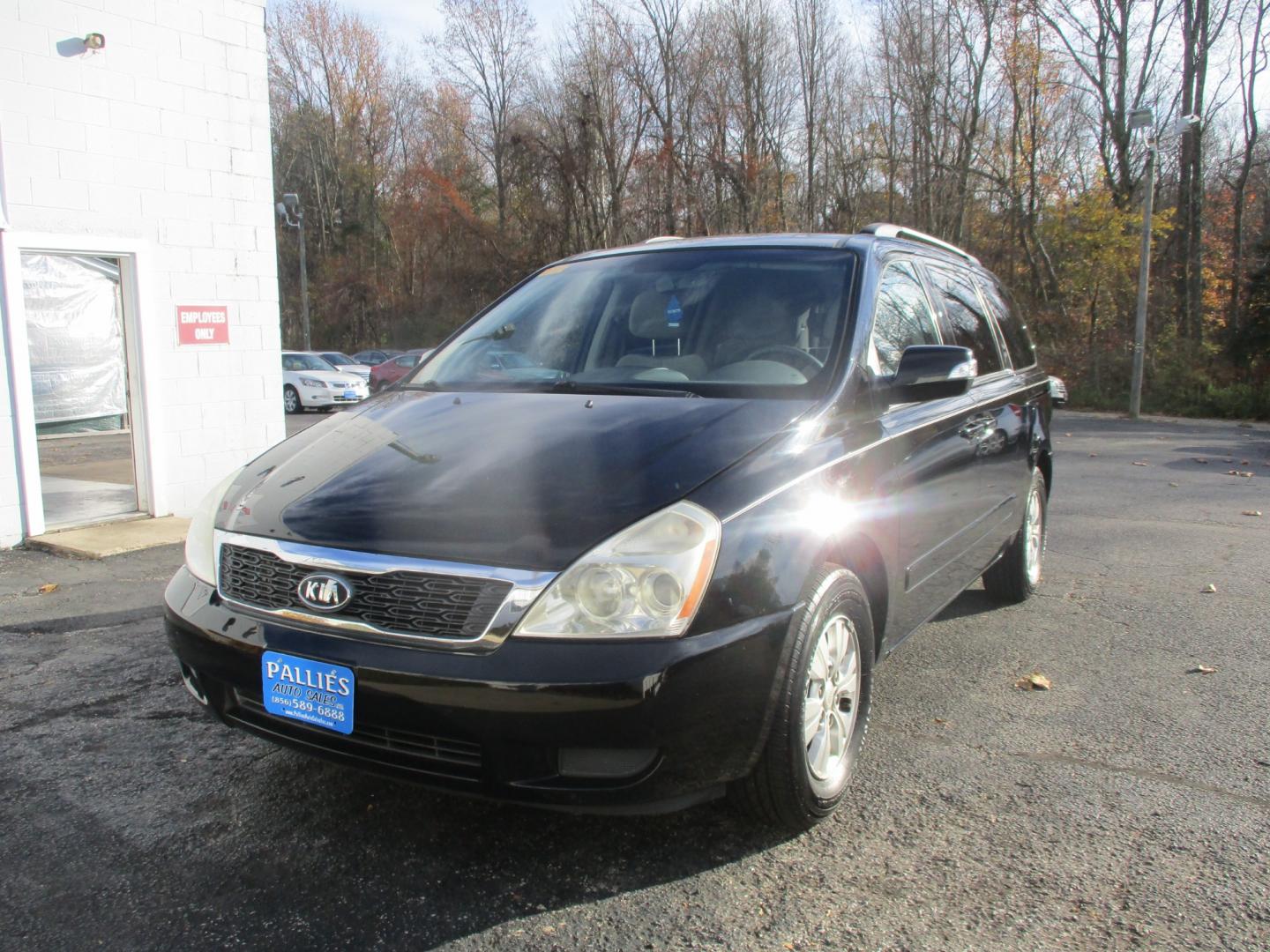 2012 BLACK Kia Sedona (KNDMG4C7XC6) , AUTOMATIC transmission, located at 540a Delsea Drive, Sewell, NJ, 08080, (856) 589-6888, 39.752560, -75.111206 - Photo#0